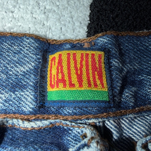 Calvin Klein Other - CALVIN Vintage 1990s Blue Jeans 100% Cotton Made in USA Size 7/8